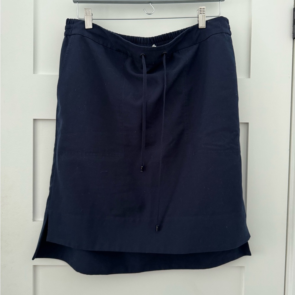DKNY Midnight Blue High-Low Skirt